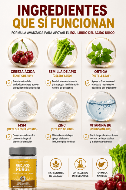 Uric Acid Purge Apoyo Diario + Obsequio