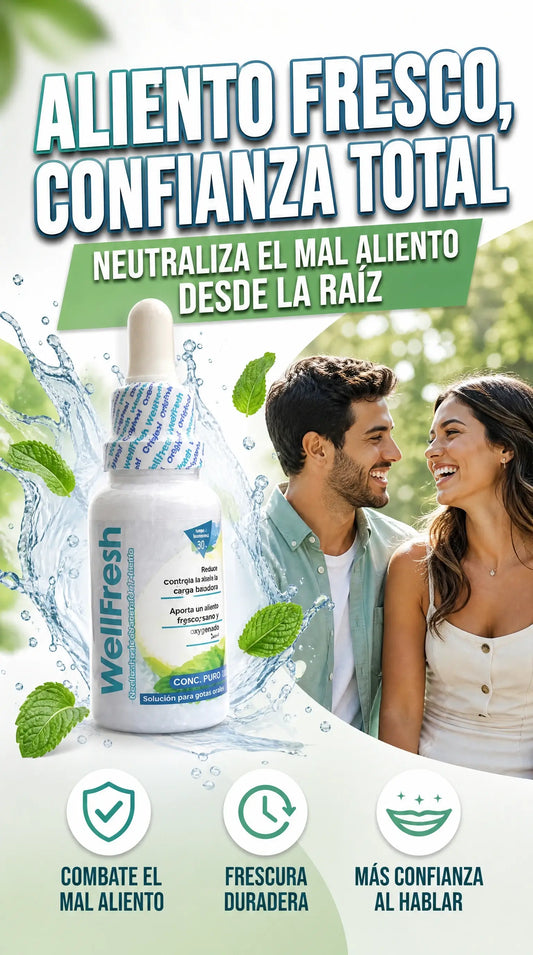 Well Fresh elimina el mal aliento